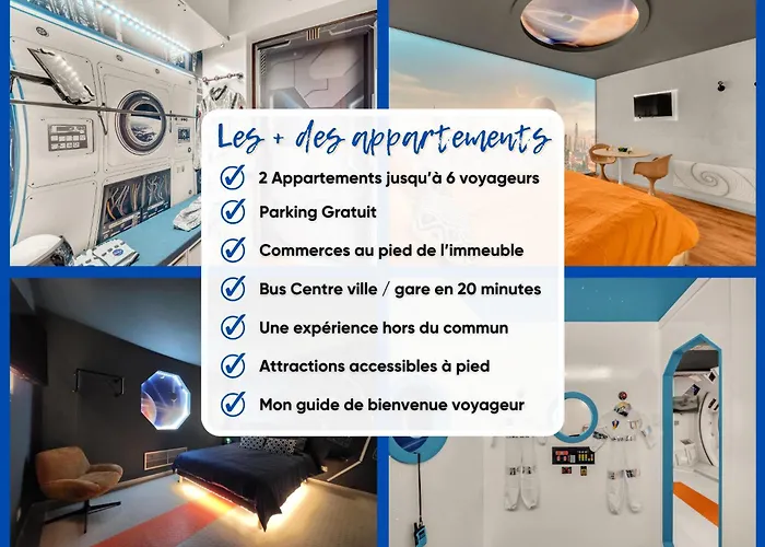 Navette & Planete - Espace - 2 100-100 Insolite Apartment *